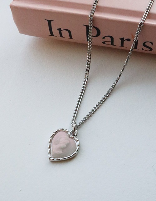 pure heart cameo necklace