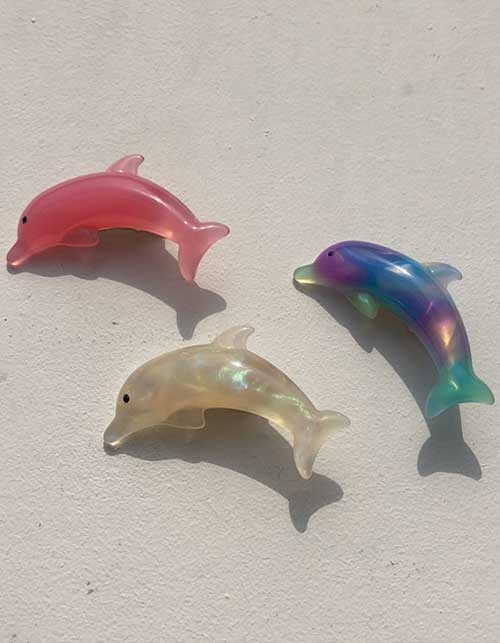 Dolphin  hair pin (3colors)
